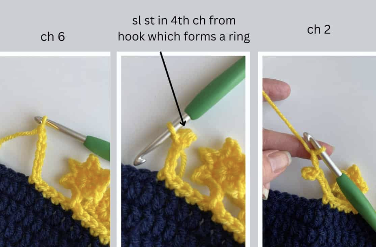 Crochet Star Border Tutorial Brilliant Life Hacks