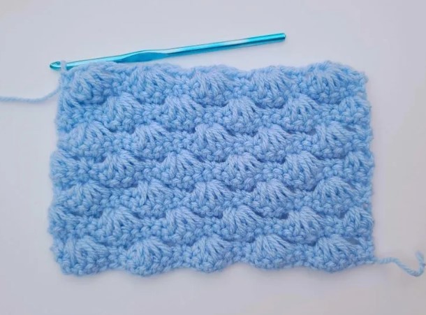 Easy Crochet Textured Shells Pattern