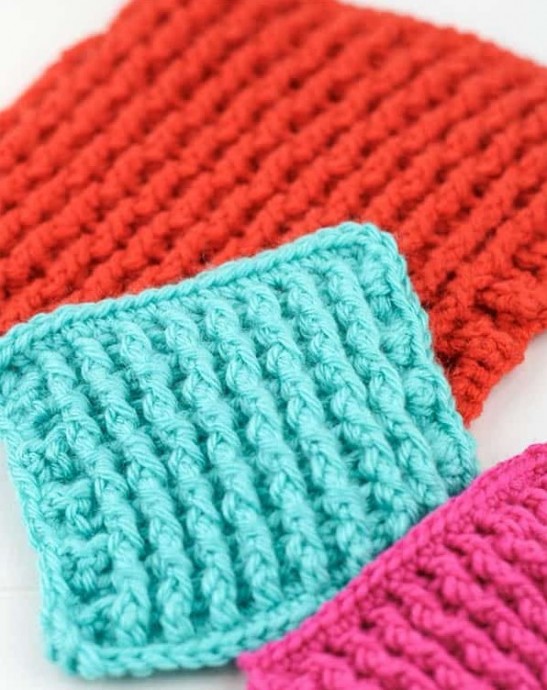 Single Rib Crochet Stitch Photo Tutorial