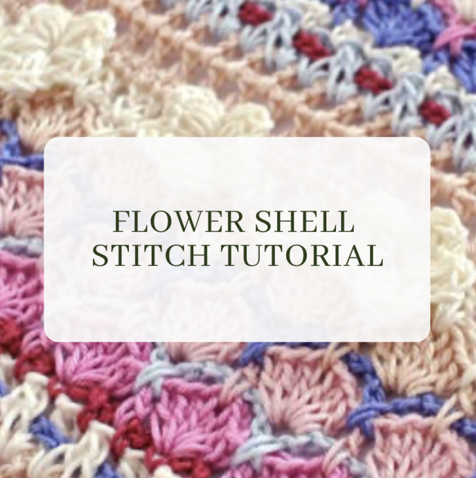 Flower Shell Crochet Stitch