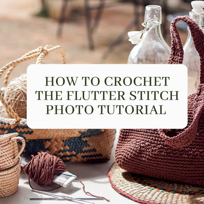 How to Crochet the Flutter Stitch Photo Tutorial