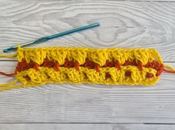 How to Crochet the 3D Cluster Stitch Photo Tutorial