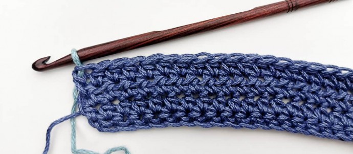 Spike Half Double Crochet Photo Tutorial