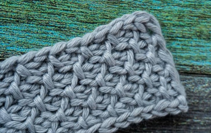 Tunisian Honeycomb Crochet Stitch Photo Tutorial