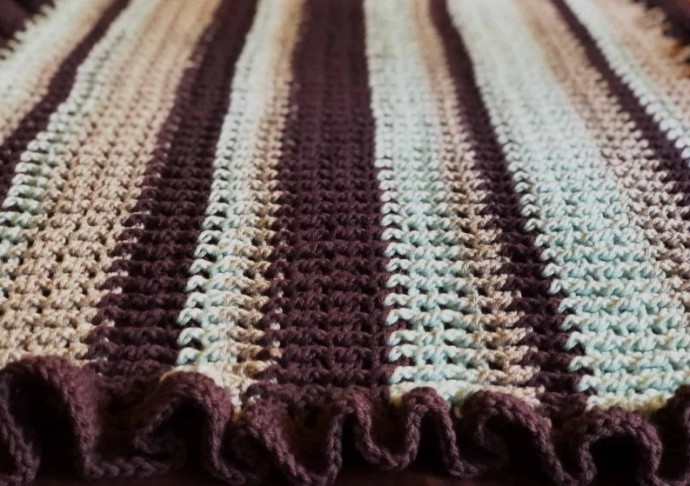 How to Crochet a Ruffle Edge or Ruffle Sleeve on Garments