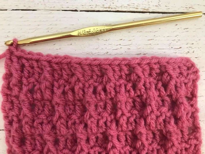 How to Crochet the Diagonal Post Stitch Photo Tutorial