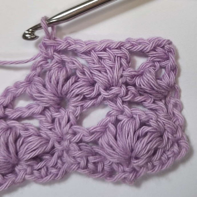 How to Crochet the Lace Flower Stitch Photo Tutorial