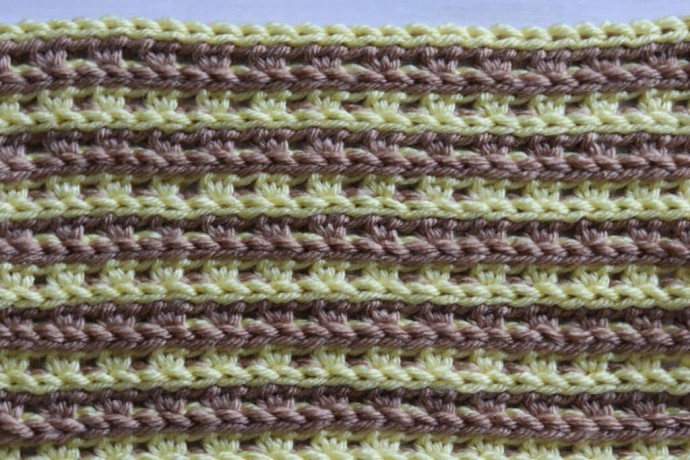 How to Crochet the Rail Stitch Photo Tutorial