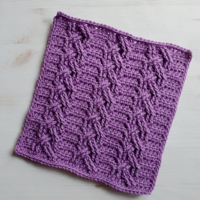 Braided Cable Crochet Stitch Tutorial