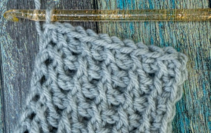 Tunisian Crossed Stitch Photo Tutorial