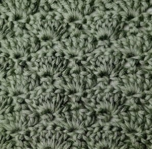 Simple Uneven Shell Crochet Stitch Photo Tutorial