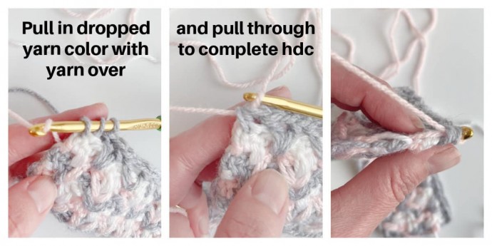 How to Crochet the Nesting V-stitch Photo Tutorial