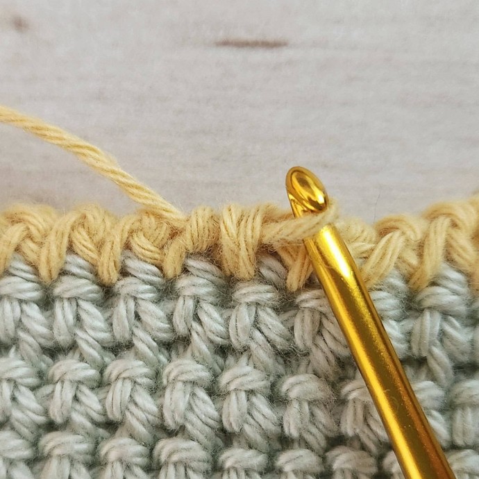 Twisted Single Crochet Photo Tutorial