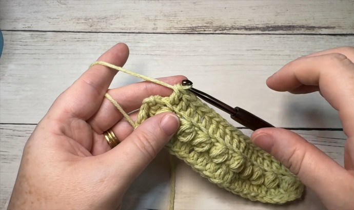 How to Crochet the Pretty Puffs Stitch Photo Tutorial