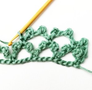 How to Crochet the Picot Mesh Stitch Photo Tutorial