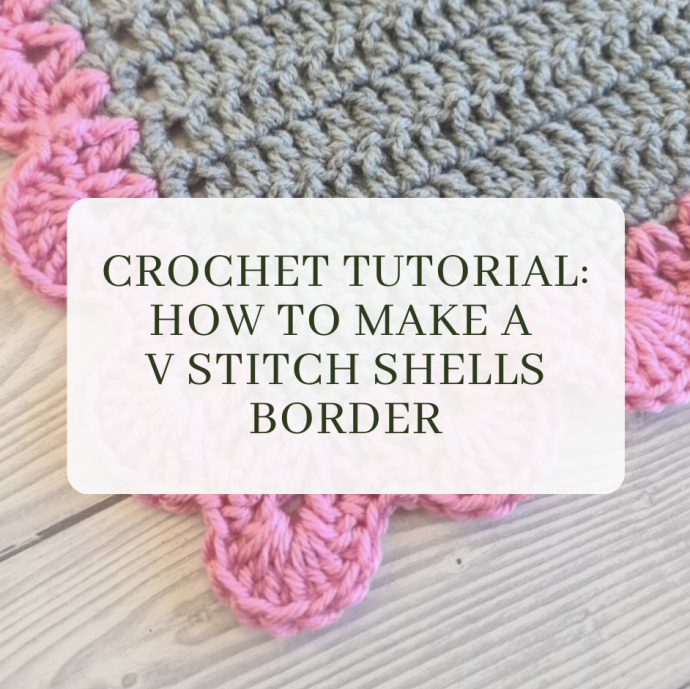 How to Make V-Stitch Shells Border