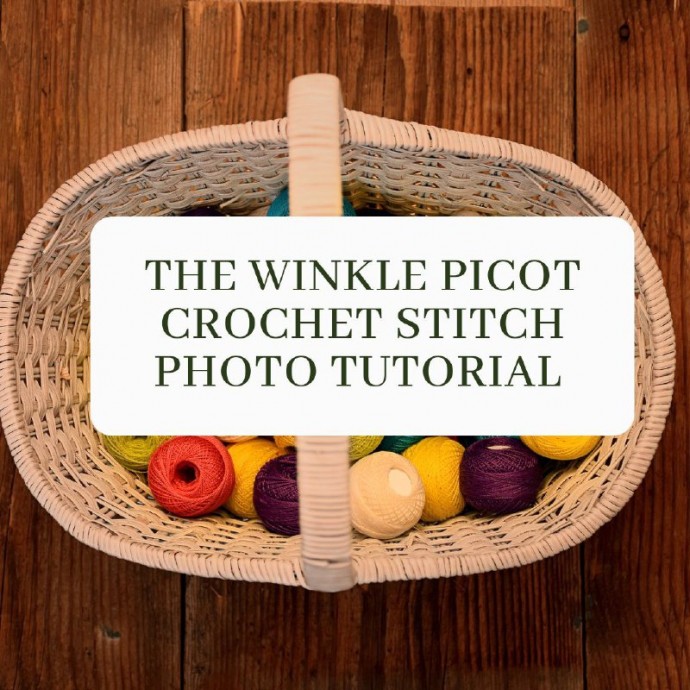 The Winkle Picot Crochet Stitch Photo Tutorial