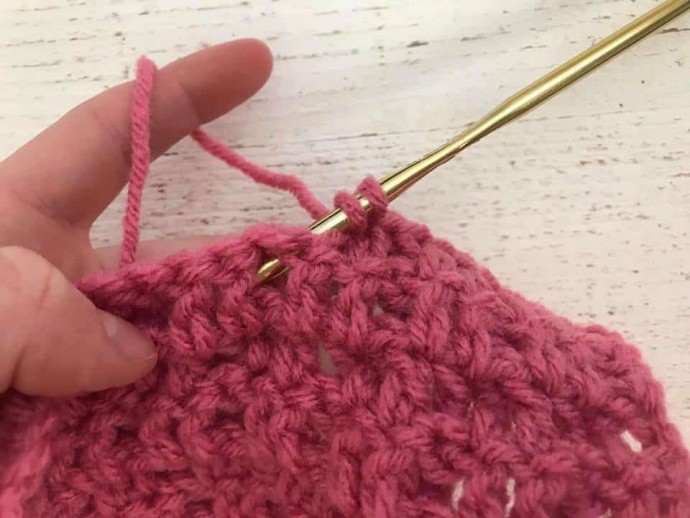 How to Crochet the Diagonal Post Stitch Photo Tutorial