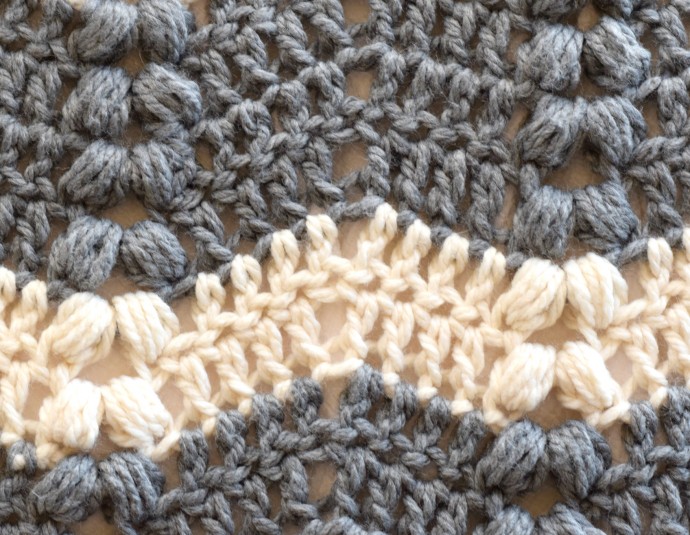 Vintage Lola Crochet Ripple Throw Pattern