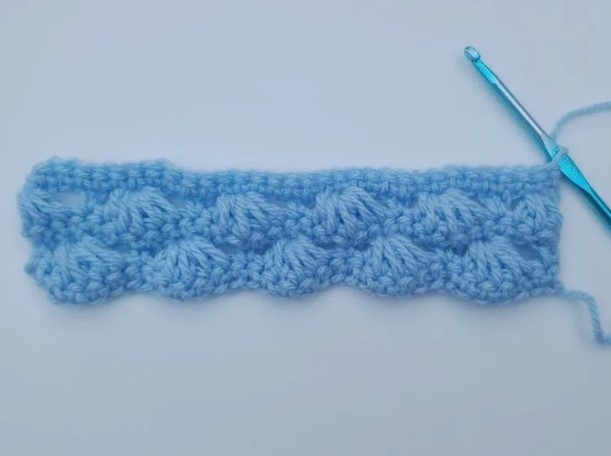 Easy Crochet Textured Shells Pattern