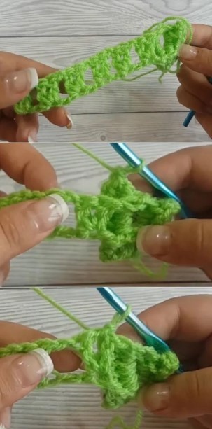 How to Crochet the Pointy Crocodile Stitch Photo Tutorial