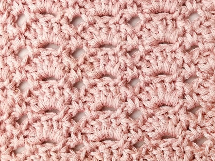 The Hexagonal Shell Crochet Stitch Photo Tutorial