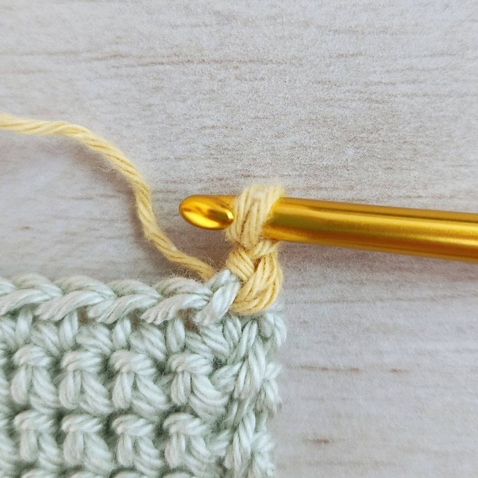 Twisted Single Crochet Photo Tutorial