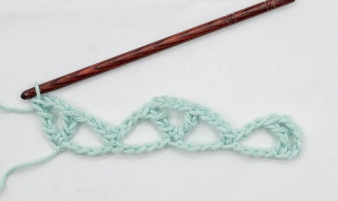 Lace Star Flower Crochet Stitch Photo Tutorial