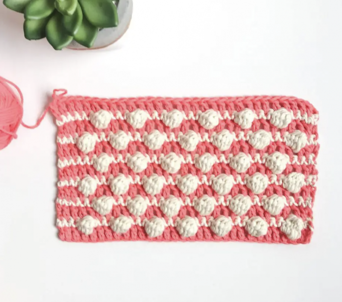 Blackberry Salad Crochet Stitch Photo Tutorial