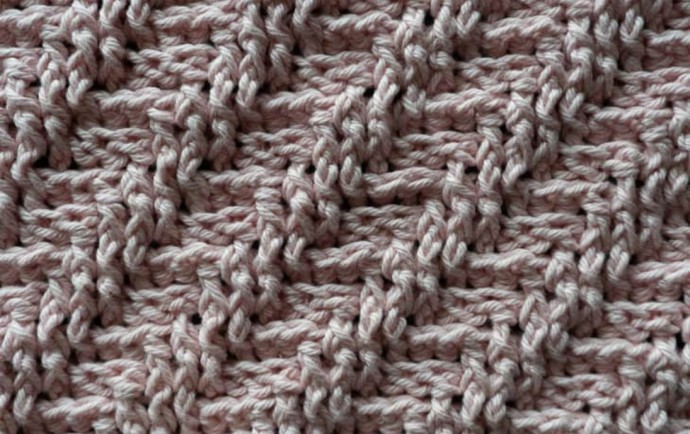 Diagonal Stripes Crochet Stitch Tutorial