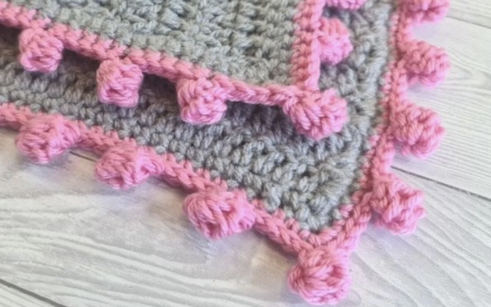 How to Crochet an Elegant Dot Border Stitch