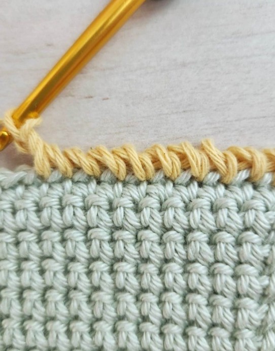 Twisted Single Crochet Photo Tutorial