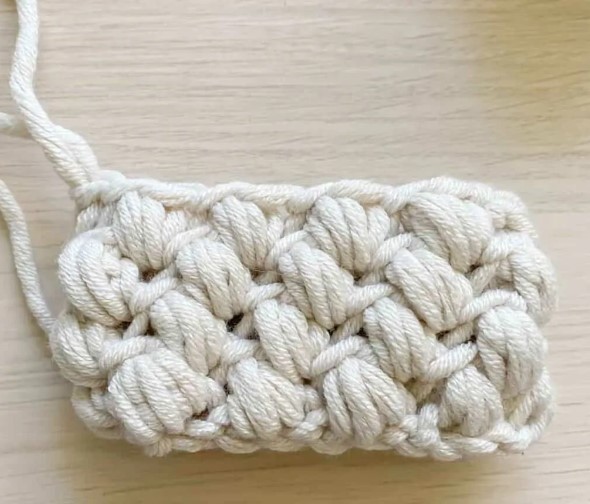 Crochet Bean Stitch Photo Tutorial