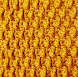 Textured Granite Crochet Stitch Photo Tutorial