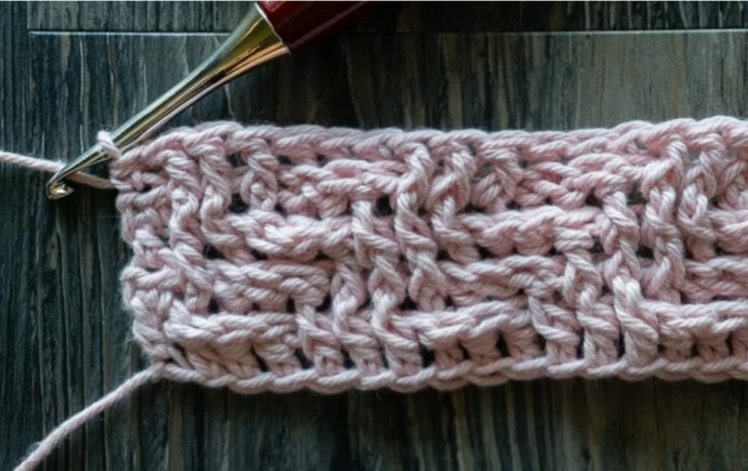 Diagonal Stripes Crochet Stitch Tutorial