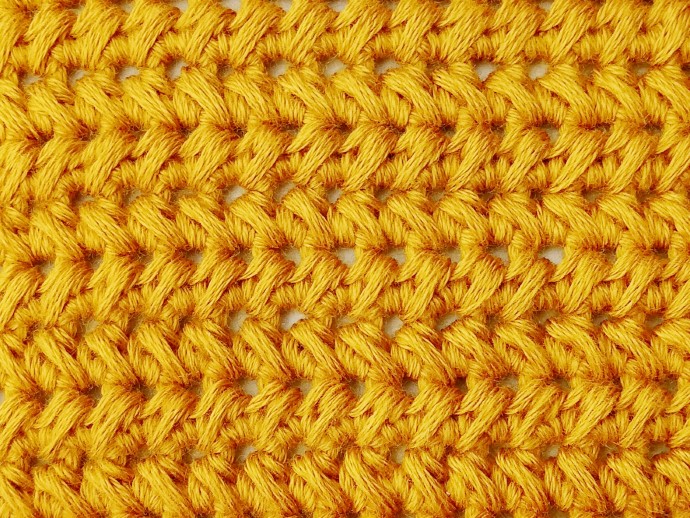 Paired Half Double Crochet Stitch Photo Tutorial