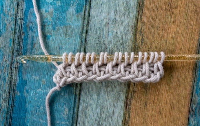 Tunisian Half Double Crochet Stitch Photo Tutorial