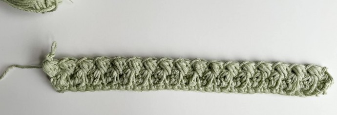 Interlocking Puff Crochet Stitch Photo Tutorial