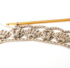 The Shell and Puff V Crochet Stitch Photo Tutorial