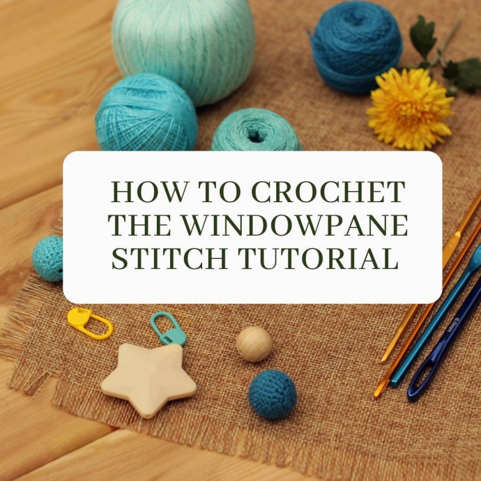 How to Crochet the Windowpane Stitch Tutorial