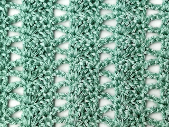 The Braided Shell Crochet Stitch Photo Tutorial