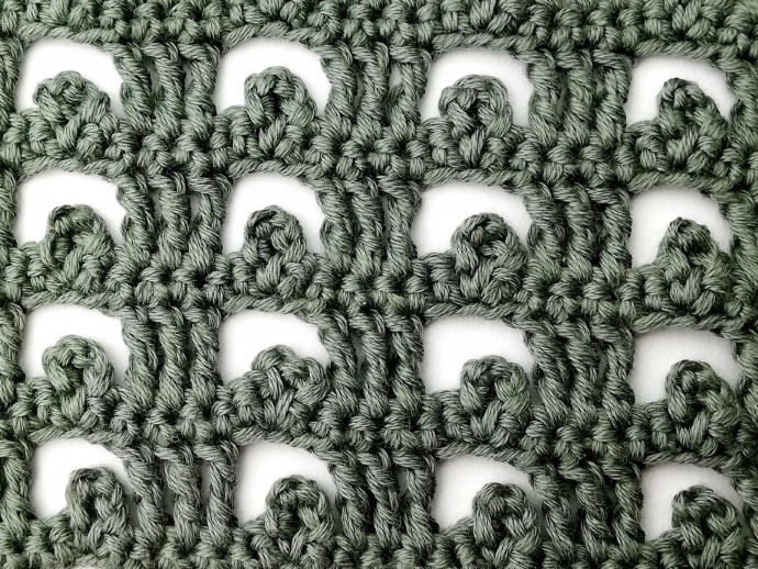 The Boxed Picot Crochet Stitch Photo Tutorial