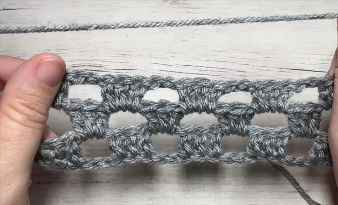 Double Sided Mesh Crochet Stitch Photo Tutorial