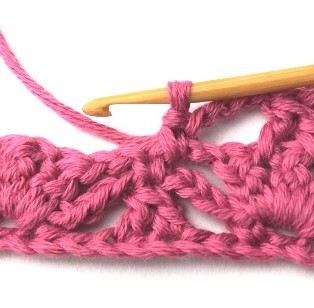 Flower and Triangle Crochet Stitch Photo Tutorial