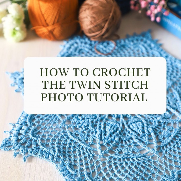 How to Crochet the Twin Stitch Photo Tutorial