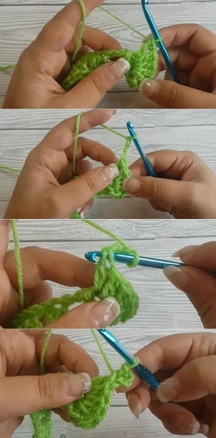 How to Crochet the Pointy Crocodile Stitch Photo Tutorial