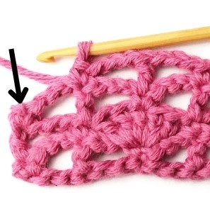 The Diagonal Shell Mesh Crochet Stitch Photo Tutorial