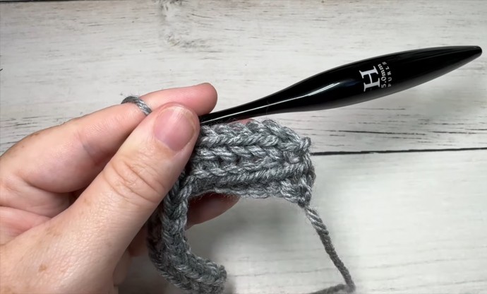 Herringbone Ribbing Crochet Stitch Photo Tutorial