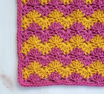 Interlocking Shell Crochet Stitch Tutorial