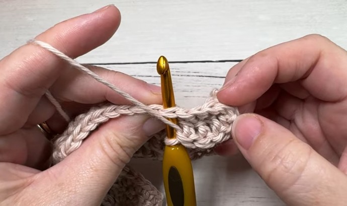 How to Crochet the Embossed Triangle Stitch Photo Tutorial